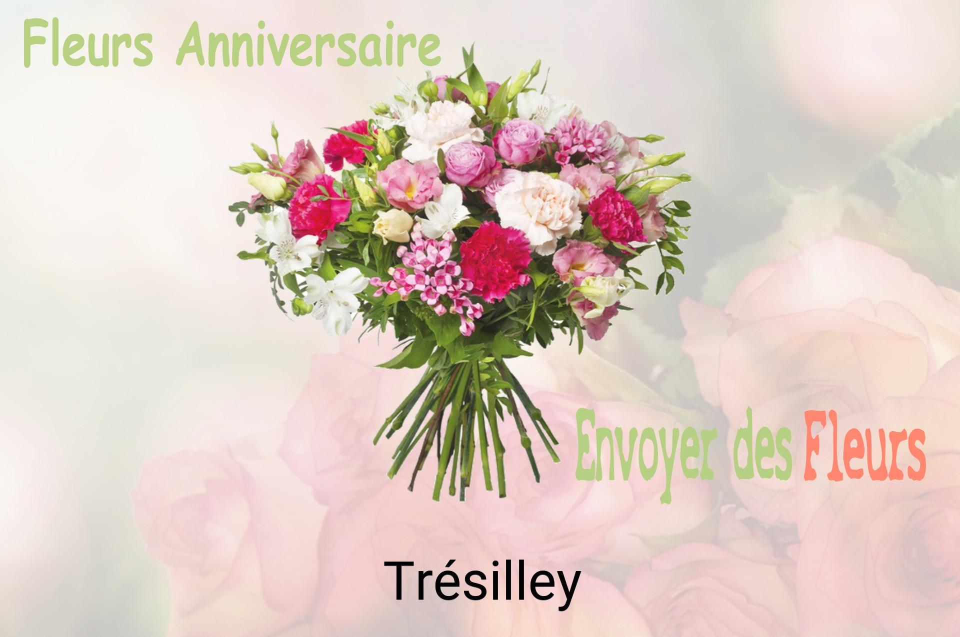 Bouquet de fleurs d’anniversaire livré à Trésilley